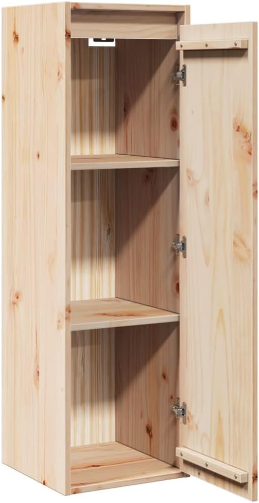 vidaXL 2X Massivholz Kiefer Wandschrank Hängeschrank TV Schrank Fernsehschrank Lowboard Fernsehtisch