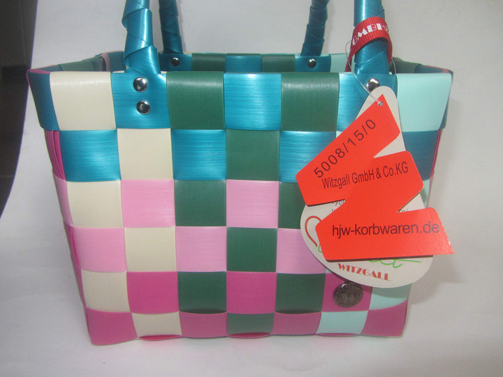 Witzgall 5008/15 Mini Shopper Rosa- und Grüntöne