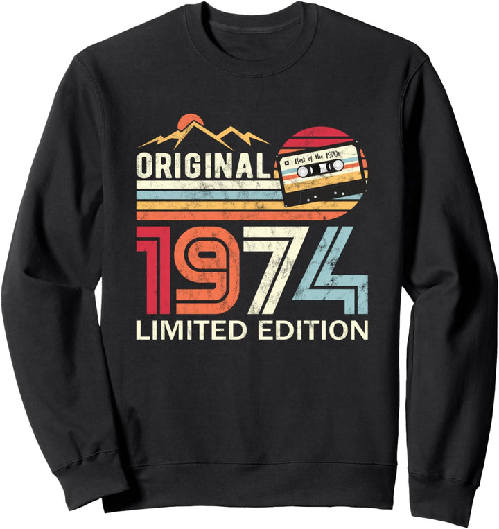 Original Vintage 1974 Geburtstag Legende Vintage 1974 Sweatshirt