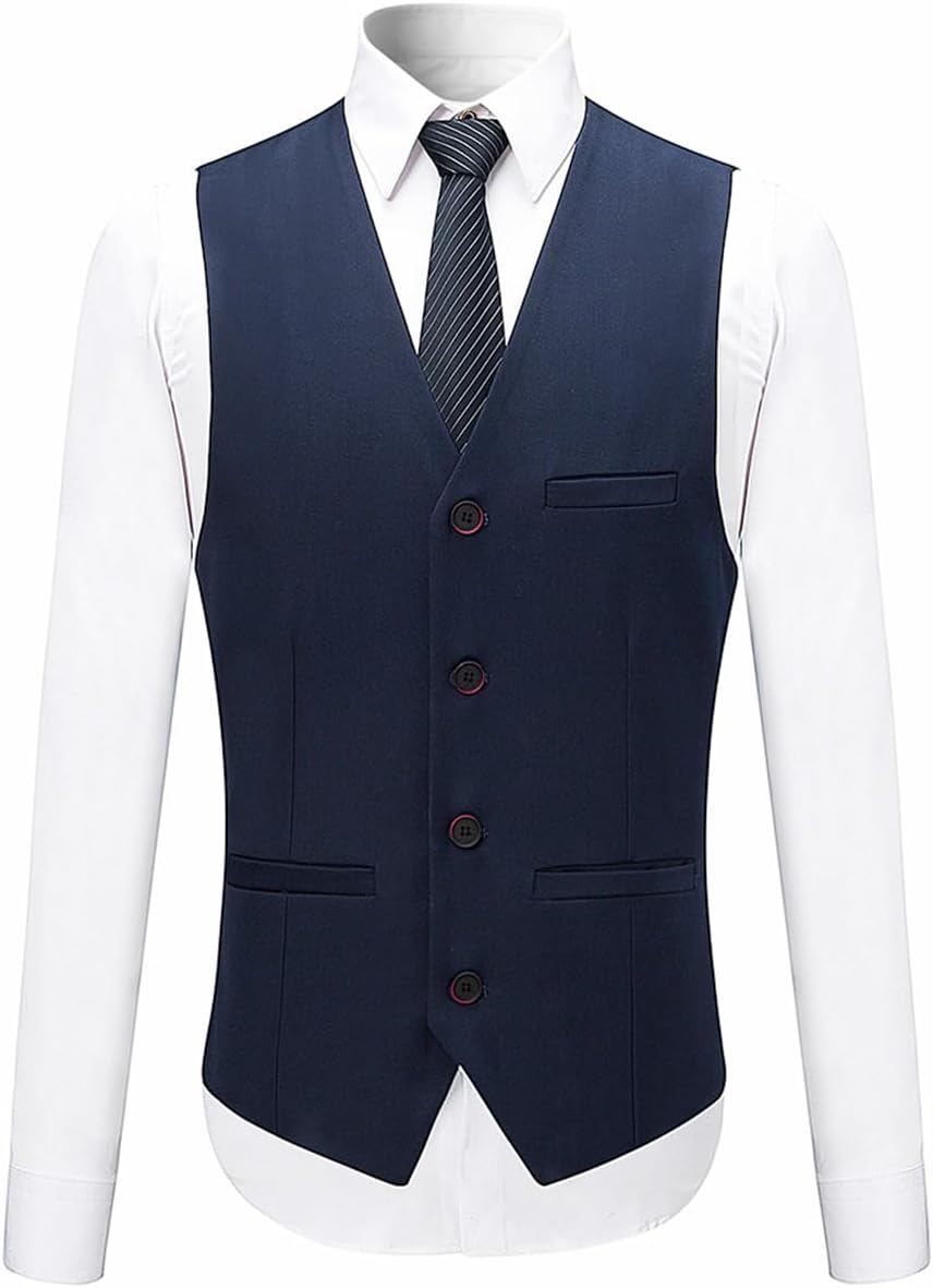 Allthemen Anzug Herren Anzug Slim Fit 3 Teilig Herrenanzug 3-Teilig Anzüge Herren Modern Sakko für B