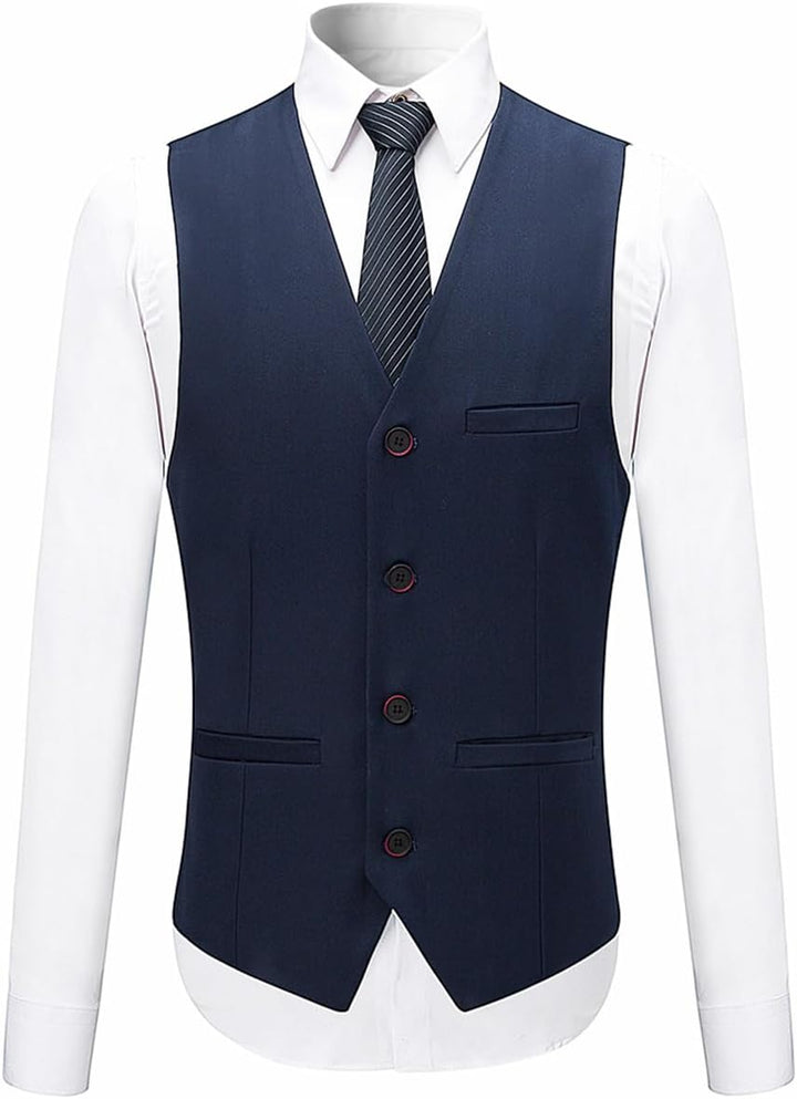 Allthemen Anzug Herren Anzug Slim Fit 3 Teilig Herrenanzug 3-Teilig Anzüge Herren Modern Sakko für B