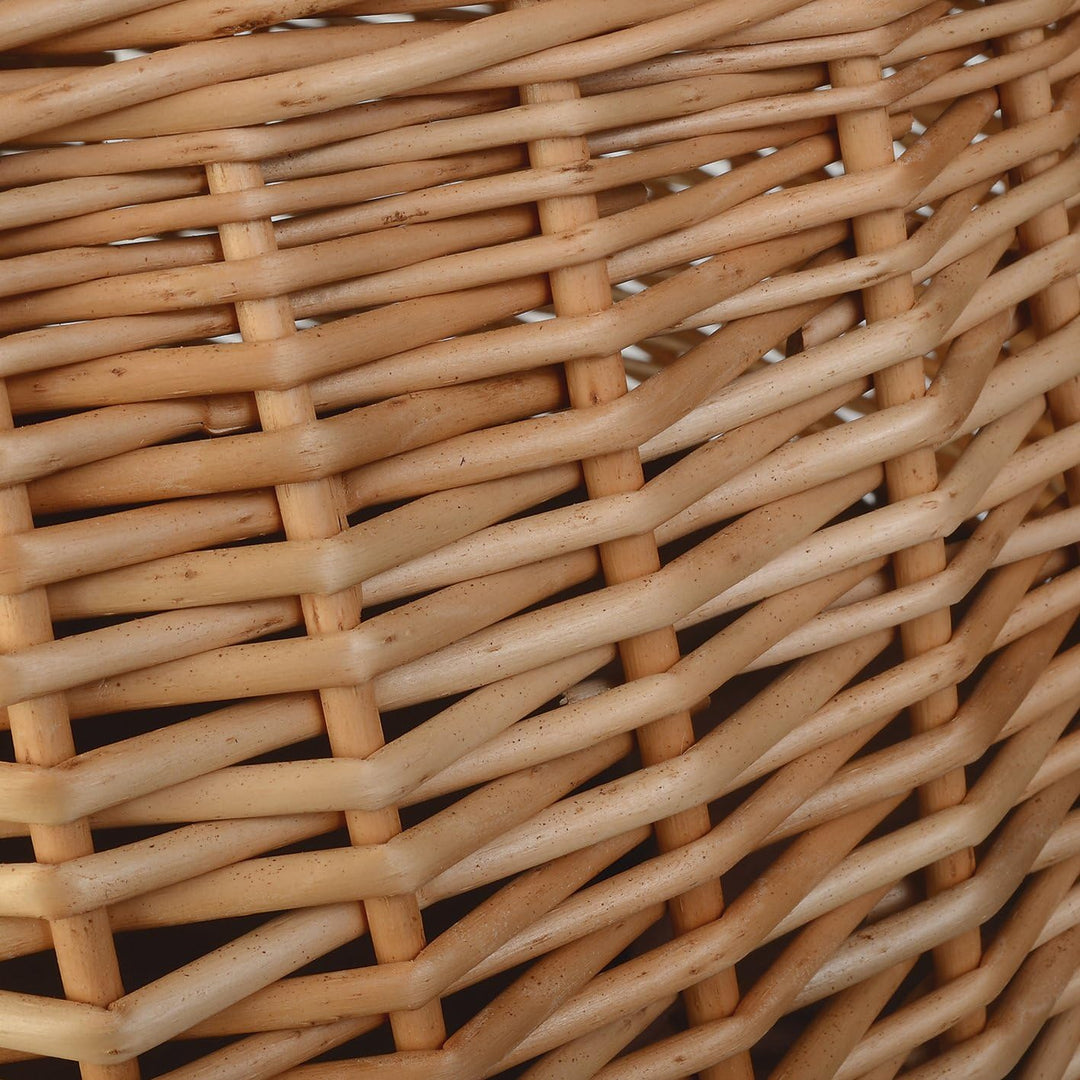 WEIDENPROFI Katzenkorb, Katzenturm aus Heller Weide inkl. 3 Kissen, Grösse ca.: Ø 48 – 58 cm x 82 cm