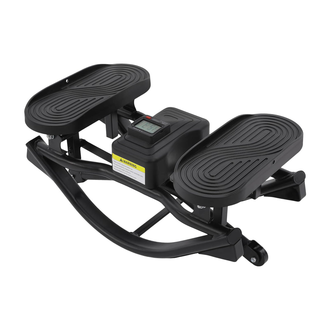 Rock Stepper with Elastic Resistance Bands, Side-to-Side Lateral Rocking