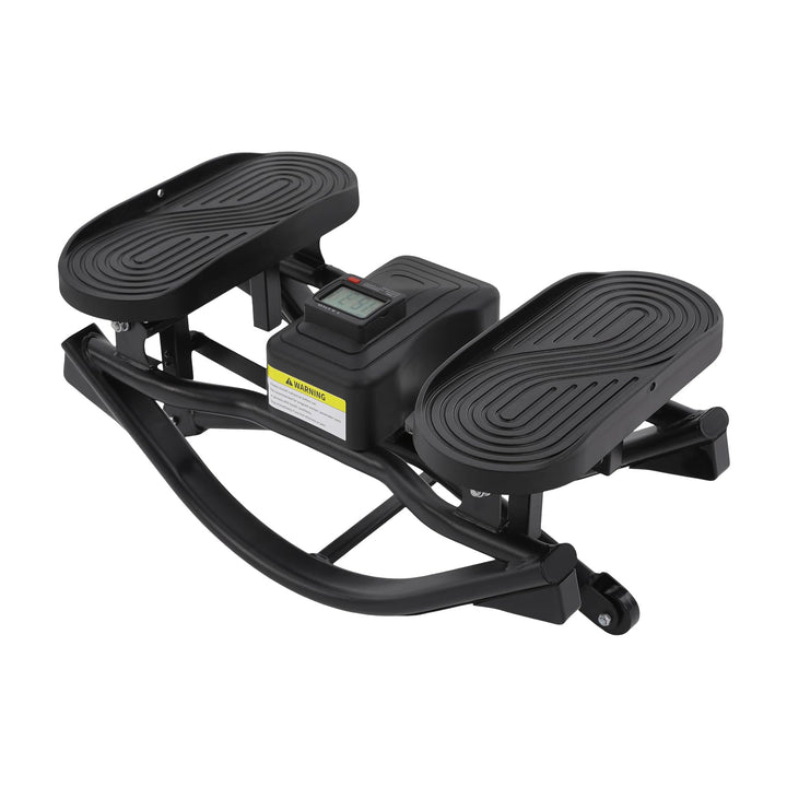 Rock Stepper with Elastic Resistance Bands, Side-to-Side Lateral Rocking