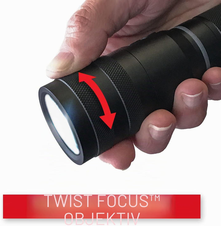 Coast G32 370 Lumen Twist Fokus LED Taschenlampe, Schwarz