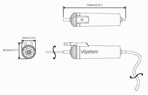 Scottoiler vSystem Automatischer Kettenöler, einschliesslich Aller Klimaanlagen, biologisch abbaubar