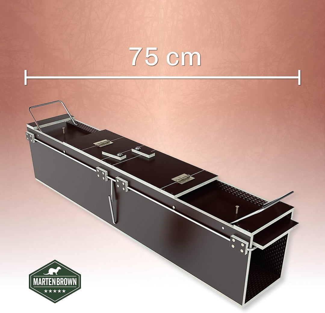 Martenbrown® Siebenschläferfalle 75cm I Siebenschlaefer Kastenfalle I Lebendfalle Katze I Hase I Fal