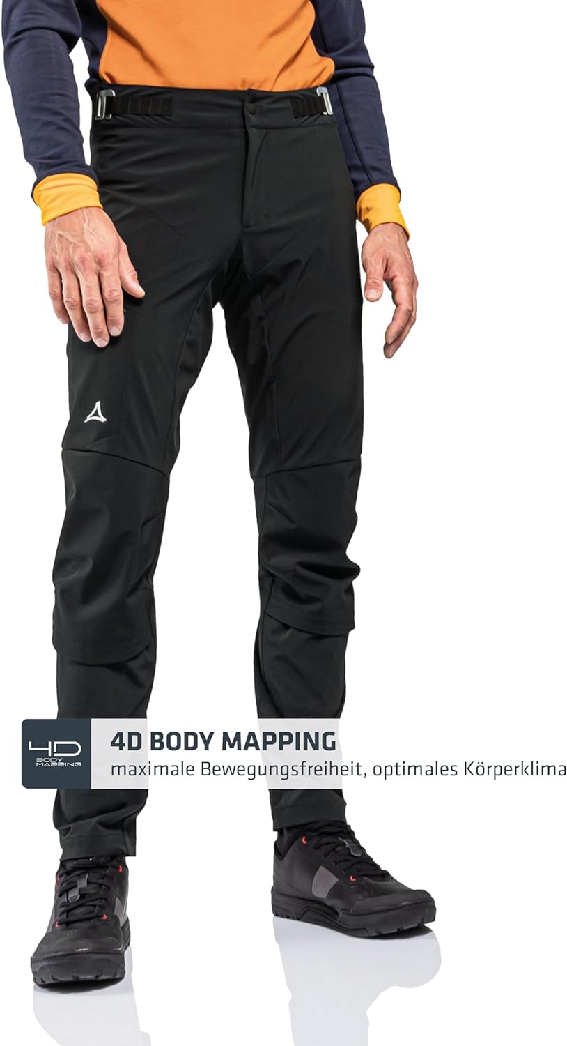 Schöffel Herren Hybrid Pants Tree Run M Hose 50 Schwarz, 50 Schwarz