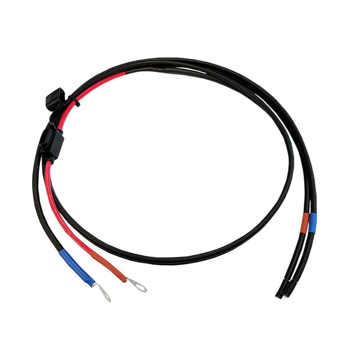 Offgridtec Batteriekabel mit Flachsicherungshalter, 30 A Sicherung und Batteriepolklemmen, 1,5 m, 8-