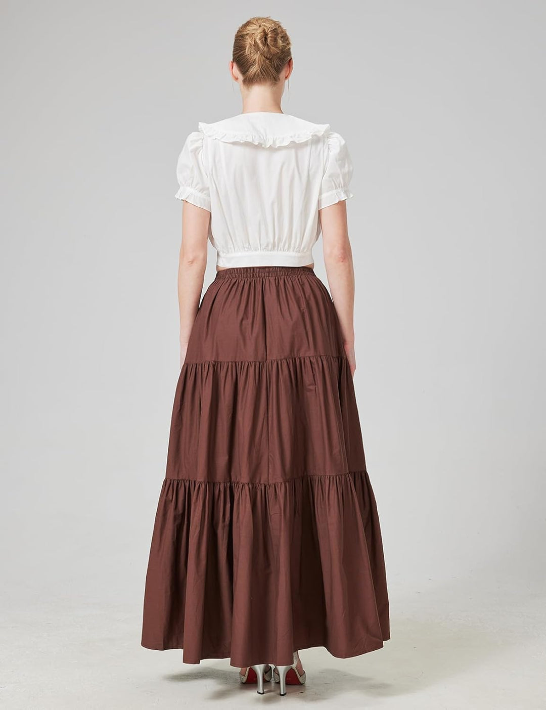 BEAUTELICATE Mittelalterlicher Rock Lang Baumwolle Damen Renaissance Rock Kleidung Viktorianisch Ste