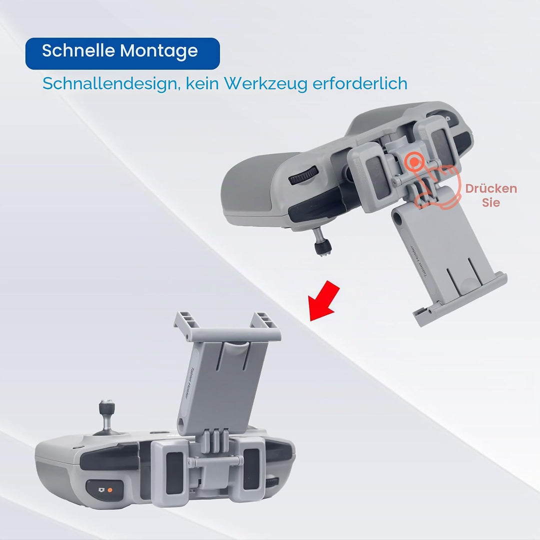 7,9-11 Zoll Tablet Halter Halterung mit RC Kabel für DJI RC-N3 N2 N1 N1C Fernsteuerung, Lito 1 X1,Fl