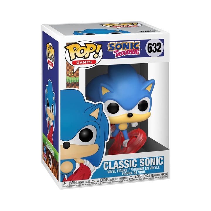 Funko Pop! Games 30th-Running Sonic The Hedgehog - Vinyl-Sammelfigur - Geschenkidee - Offizielle Han