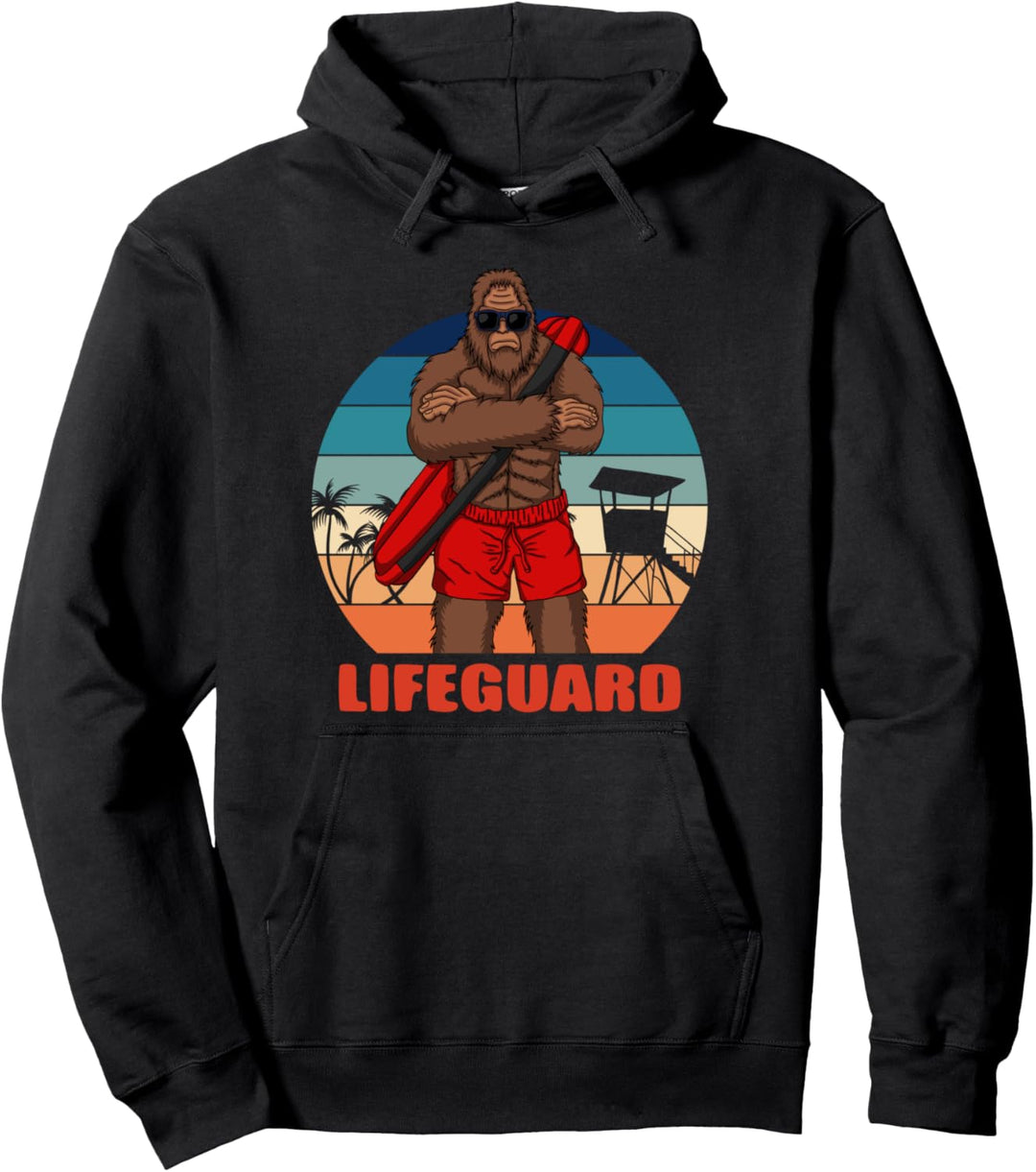 Freibad Bademeister Rettungsschwimmer Lifeguard Pullover Hoodie