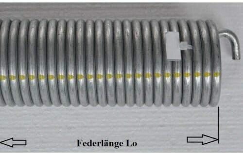 1 Stück Torsionsfeder R707 / R26 für Hörmann Garagentor Garagentorfeder Torfeder