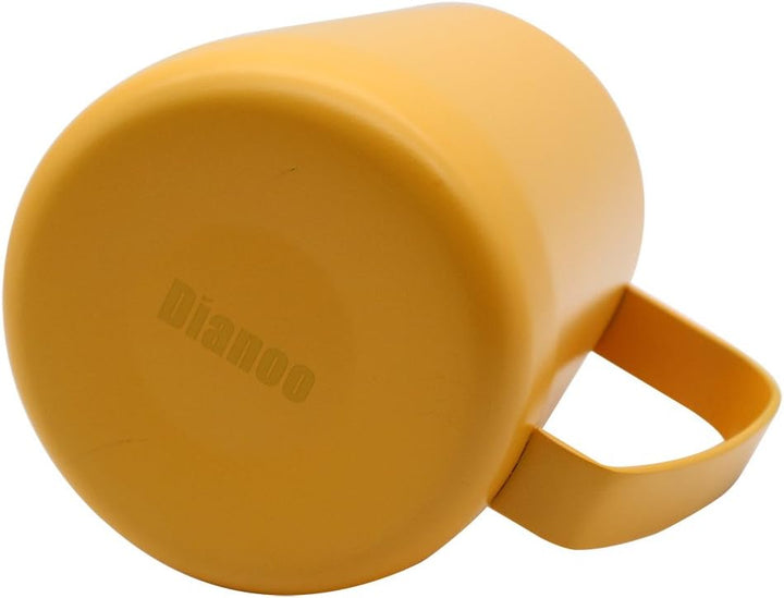 Dianoo Edelstahl Aufschäumkrug Krug Dampfkrug Geeignet für Kaffee, Latte und Aufschäummilch 600ml ge