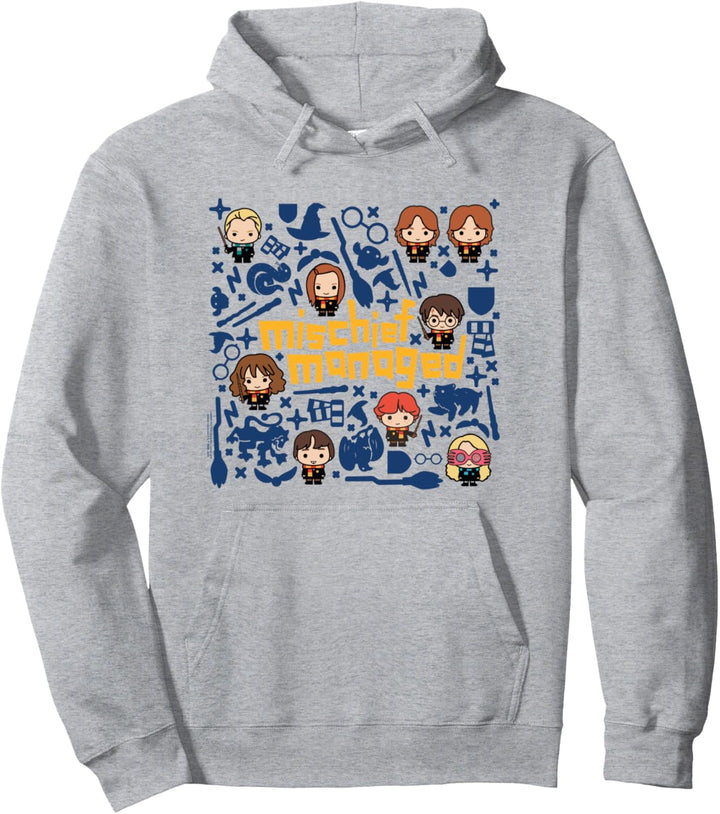 Harry Potter Mischief Managed Chibis Pullover Hoodie
