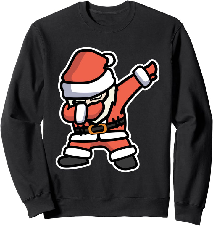 Lustige Weihnachten Lustiger Weihnachtsmann Sweatshirt