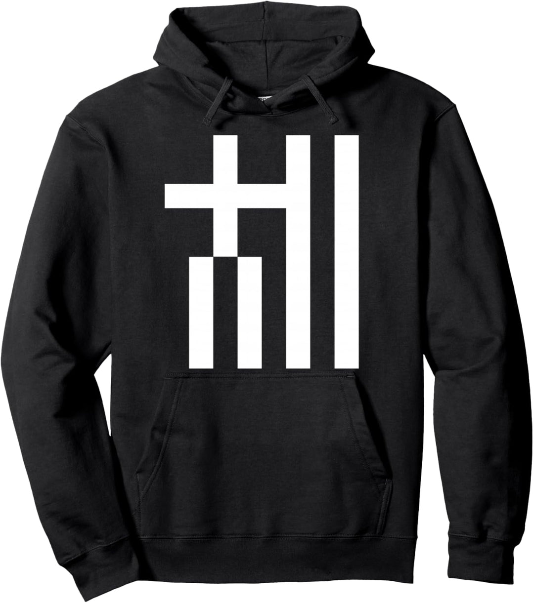 Griechische-Flagge-Blau-Weisser-Streifen-Kreuz-Griechisch Pullover Hoodie