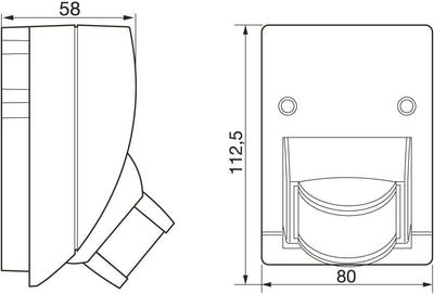 Steinel Infrarot-Bewegungsmelder IS 2160 weiss, 160° Sensor schwenkbar, max. 12 m, Dämmerungssensor,