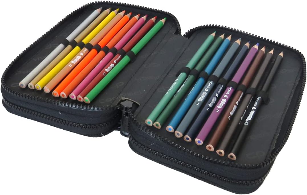 CoolPack XXL Federtasche Federmappe 3-Fach Schulstiftetui, dreifaches Federmäppchen, Federmäppchen f