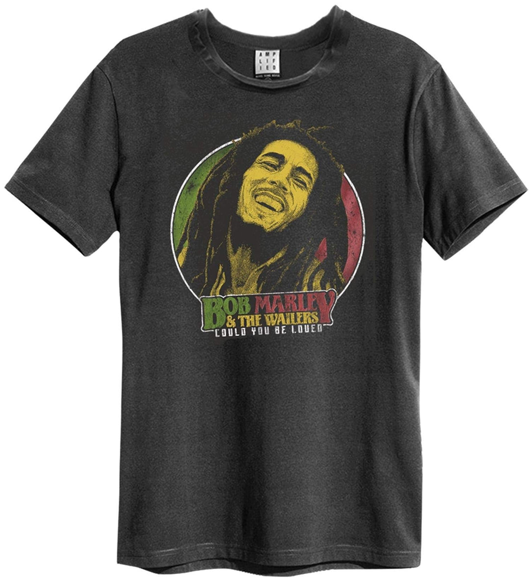 AMPLIFIED Herren Shirt BOB Marley Will You BE Loved XS Schwarz, XS Schwarz