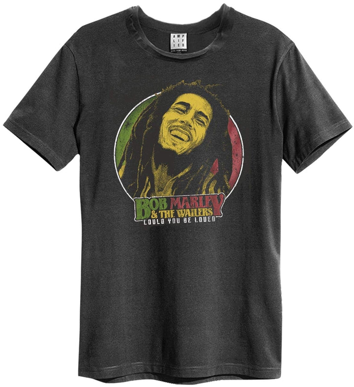 AMPLIFIED Herren Shirt BOB Marley Will You BE Loved XS Schwarz, XS Schwarz