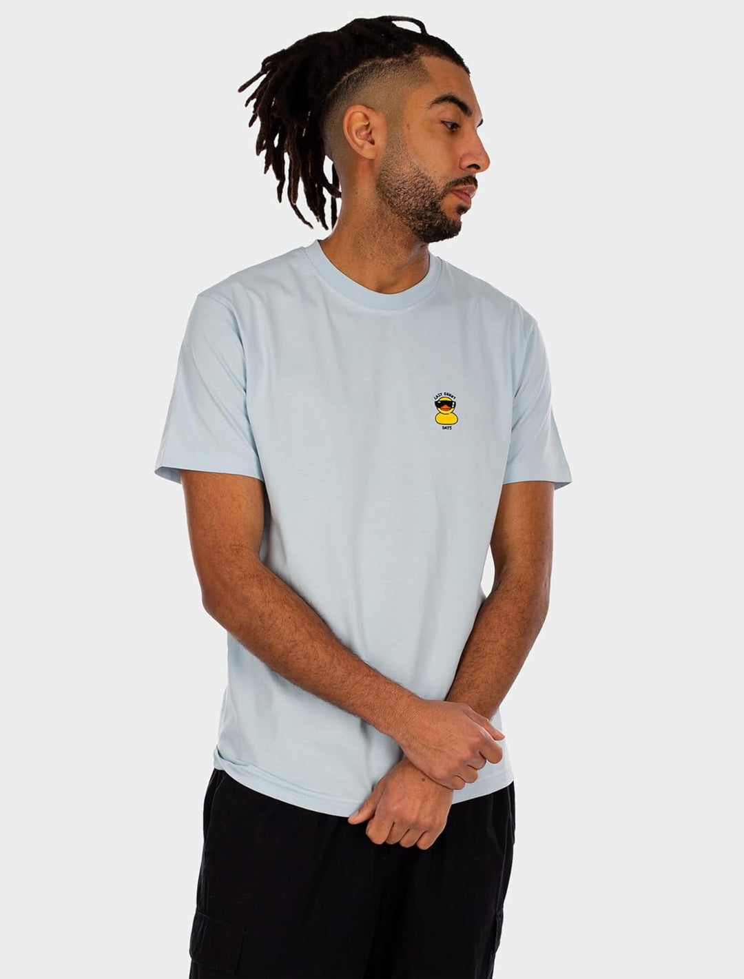 IRIEDAILY T-Shirt Lazy Sunny Day Emb, Bio-Baumwolle, M Ice Blue