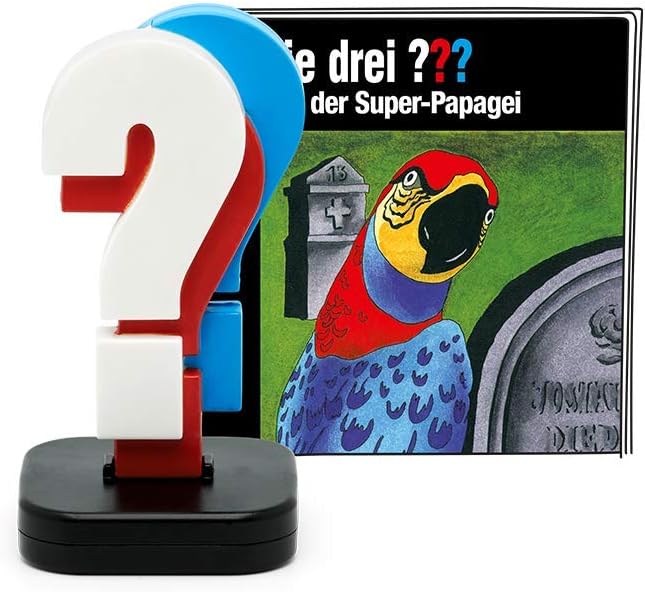 tonies Hörfigur für Toniebox, Die DREI ??? – Der Superpapagei (Limited), Hörspiel für Kinder ab 8 Ja