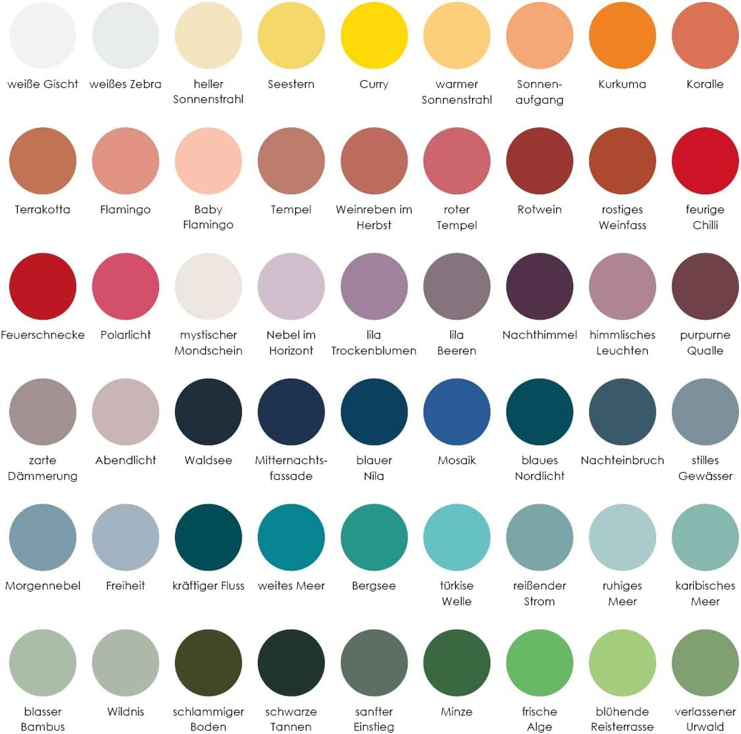 Wanders24 Pastell Erlebnisse (2,5 Liter, schlammiger Boden) edelmatte Wandfarbe - Feine Farben - in