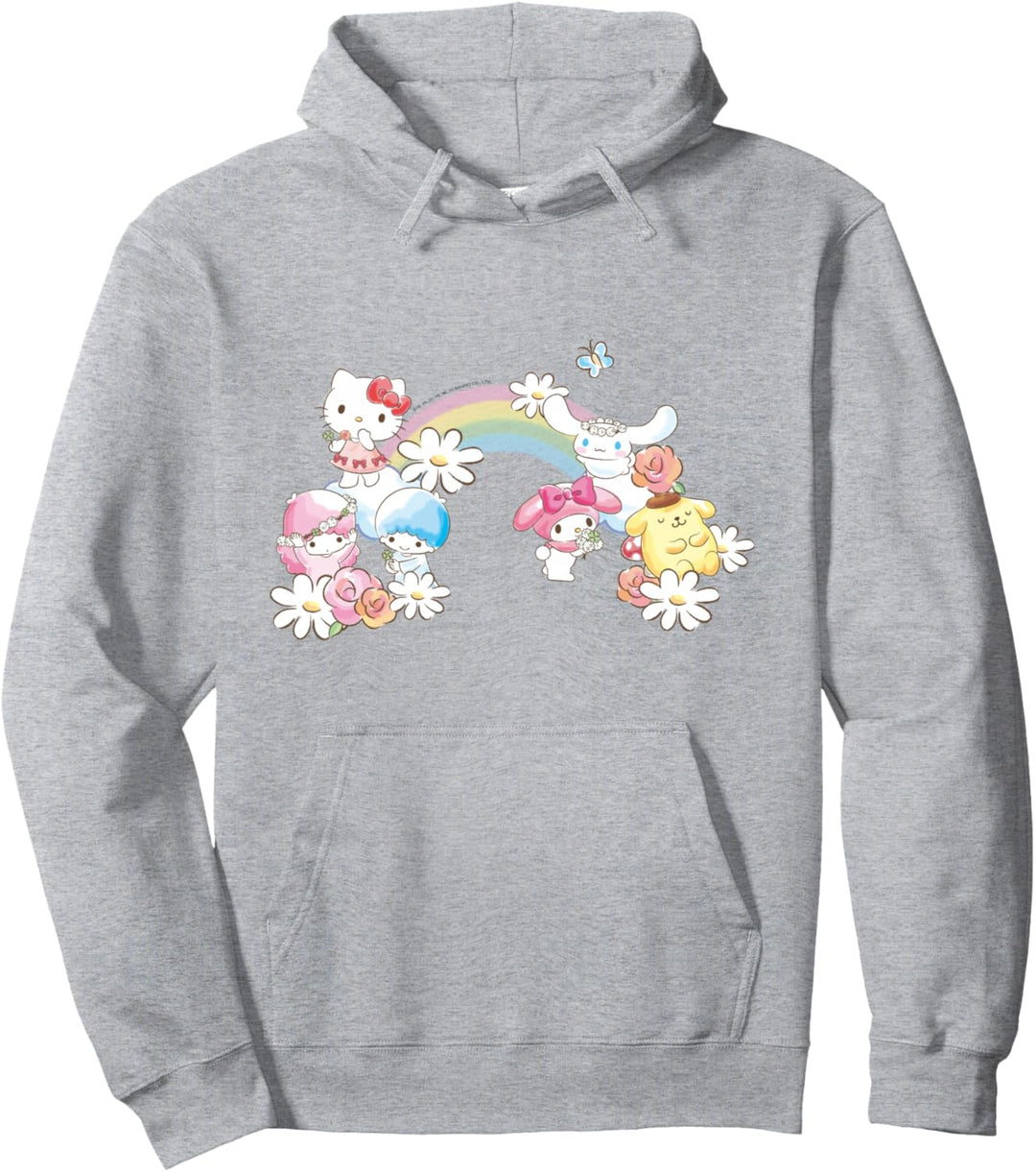 Celebrate Spring Blossom - Hello Kitty and Friends Pullover Hoodie