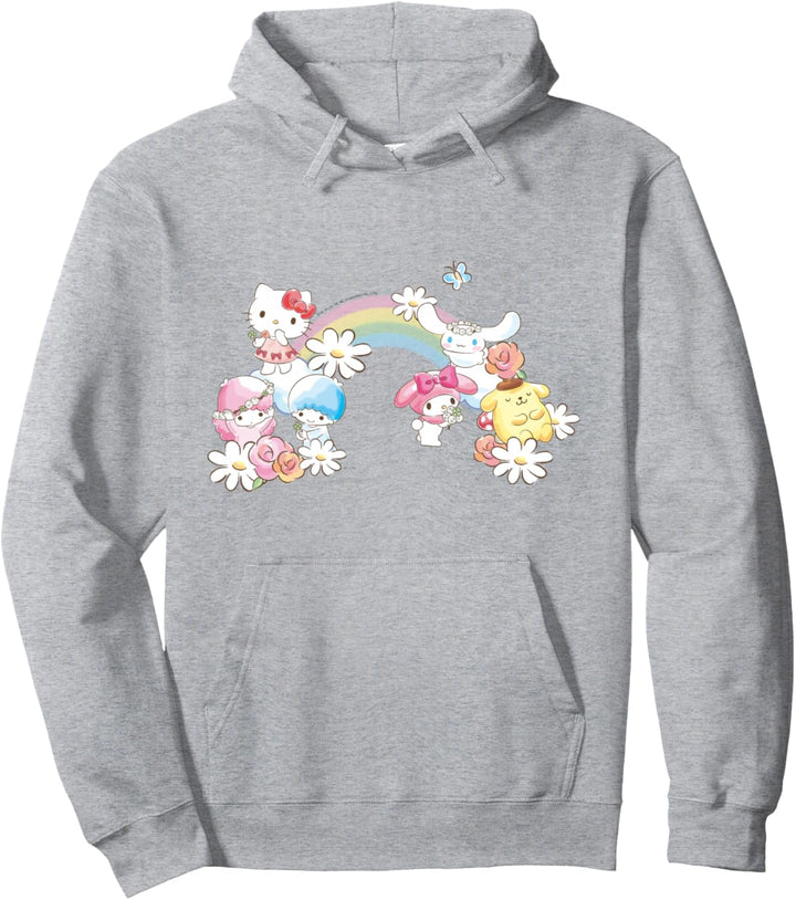 Celebrate Spring Blossom - Hello Kitty and Friends Pullover Hoodie