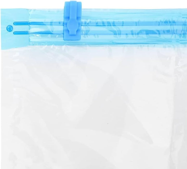 vidaXL Aufbewahrungstaschen 50 pcs Transparent und Blau 130 x 100 cm, Wohnzimmer, moderne Möbel, rec