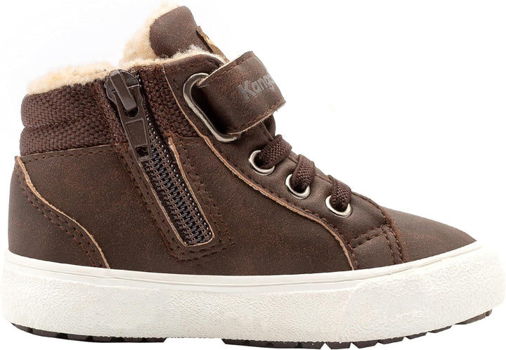 KangaROOS Unisex Kinder KAVU Iii Sneaker, Braun Dark Brown Sand 343