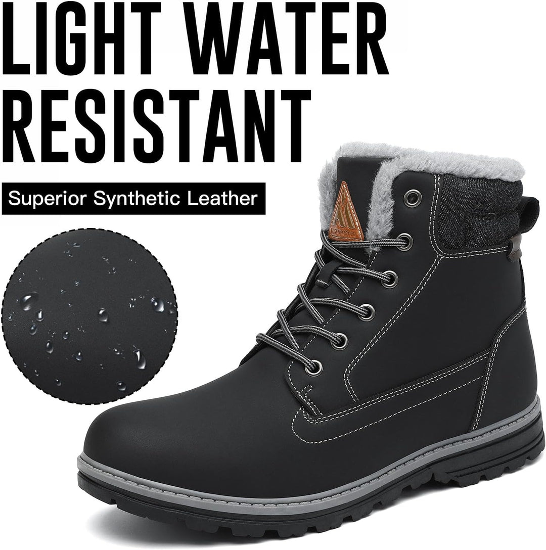 Mishansha Winterschuhe Herren Damen Gefüttert Outdoor Winterstiefel Gr.39-46 EU