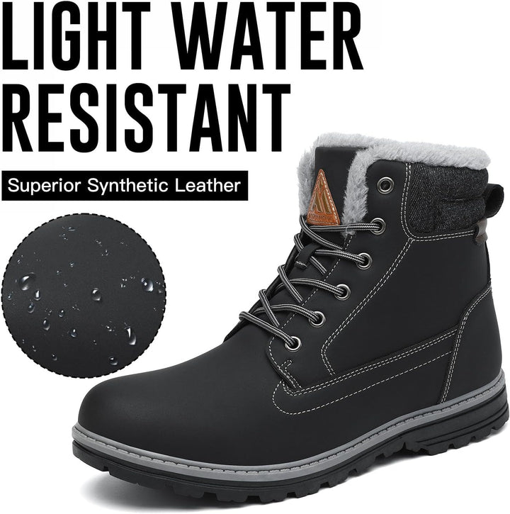 Mishansha Winterschuhe Herren Damen Gefüttert Outdoor Winterstiefel Gr.39-46 EU