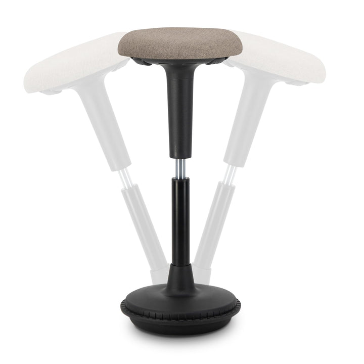 Wobblez ergonomischer Bürostuhl | Rückenschonender Wackelhocker Höhenverstellbar von 63-83 cm für ei