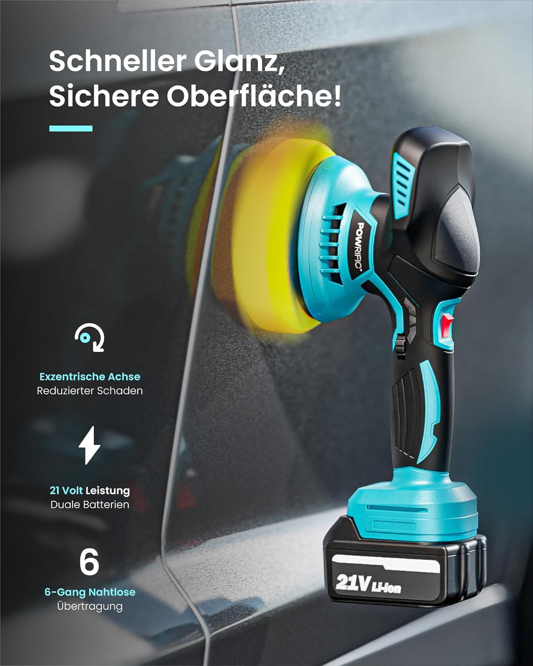 Faszinierend Akku Exzenter Poliermaschine Ebenbild