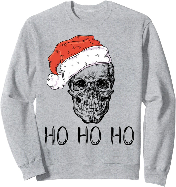 Skull Gothic Weihnachten Lustig Sweatshirt