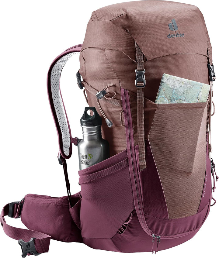 deuter Damen Futura 24 Sl Wanderrucksack (1er Pack) 24 L (58 x 30 x 20cm) Ashrose-cassis, 24 L (58 x