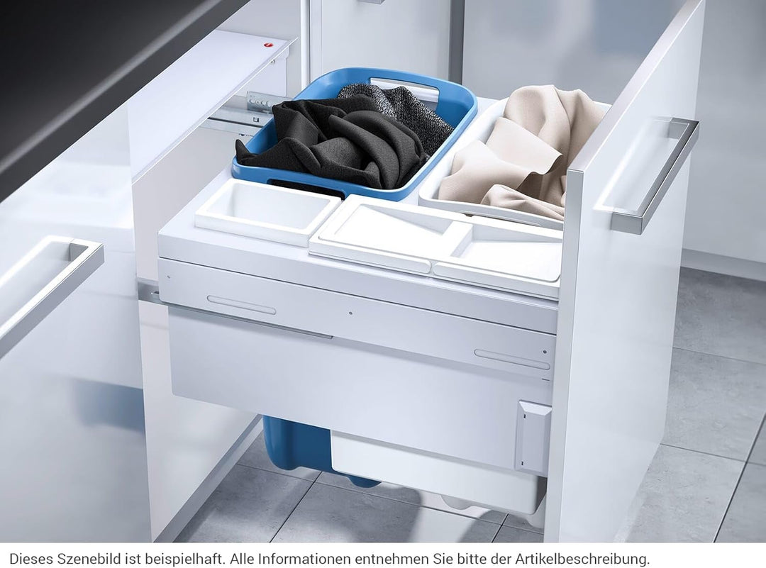 Hailo Laundry Carrier Slide Wäsche Sammler 60 er Unterschrank Auszug Wäschekorb