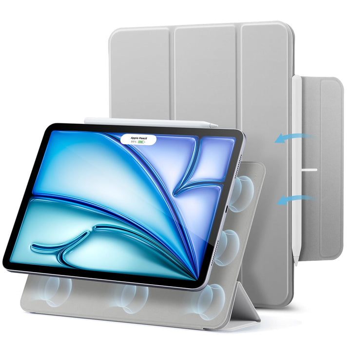 ESR für iPad Air 11 Zoll 2026 Hülle M4/M3/M2, iPad Air 5/4 Hülle (2025/2024/2022/2020) Starke Magnet