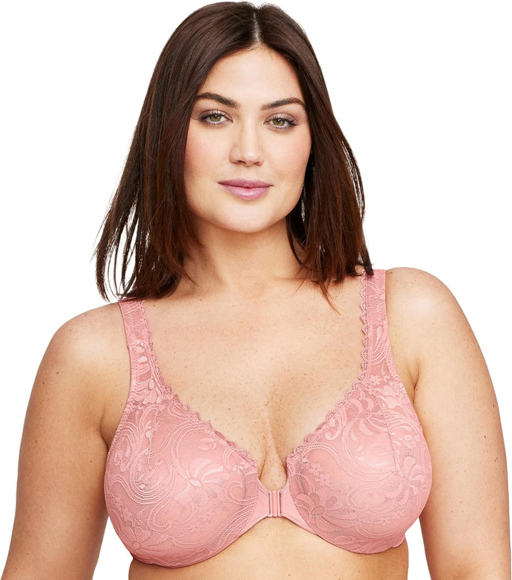 Glamorise Damen Plunge Bra, Undurchsichtige 65B Aprikose, 65B Aprikose