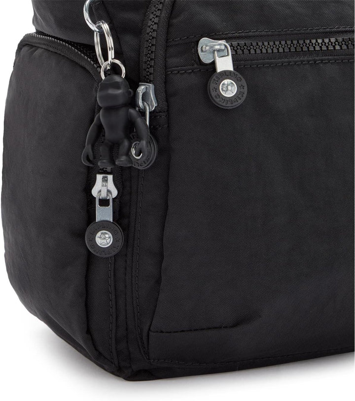 Kipling Damen Gabbie Crossbody, Schwarz, 18.5x35.5x30 cm EU Einheitsgrösse Black Noir, Einheitsgröss