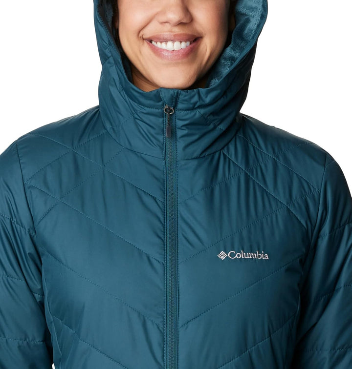 Columbia Damen First Generation Heavenly Long Hooded Jacket Heavenly Long Hooded Jacket (1er Pack) S