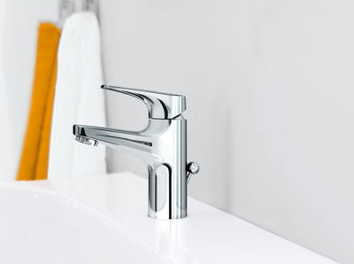 Grohe Bauflow Waschtischarmatur, S-Size, mit Zugstange, 23751000 S-Size Mit Zugstange Single, S-Size