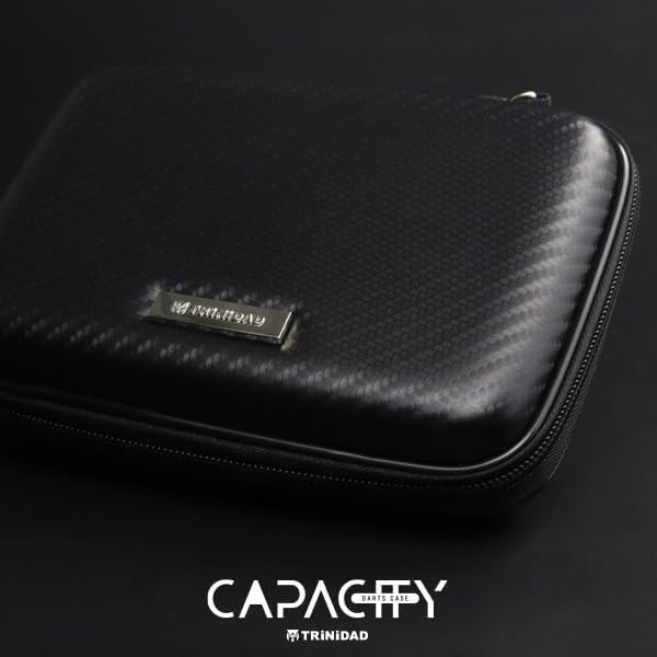 Darttasche Trinidad Capacity Carbon, Schwarz, Russ