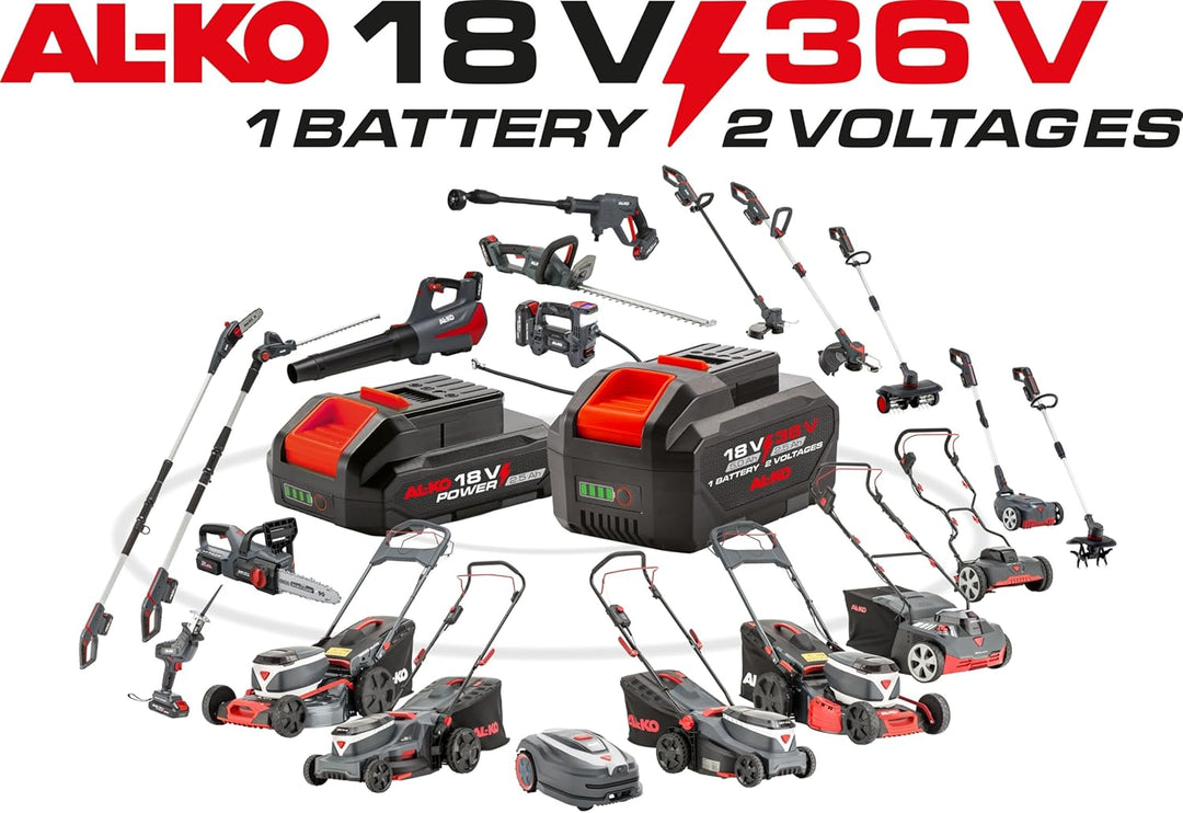AL-KO Ladegerät C150.6 Li, 18 V / 36 V, 4 A Ladestrom, LED-Ladestandsanzeige