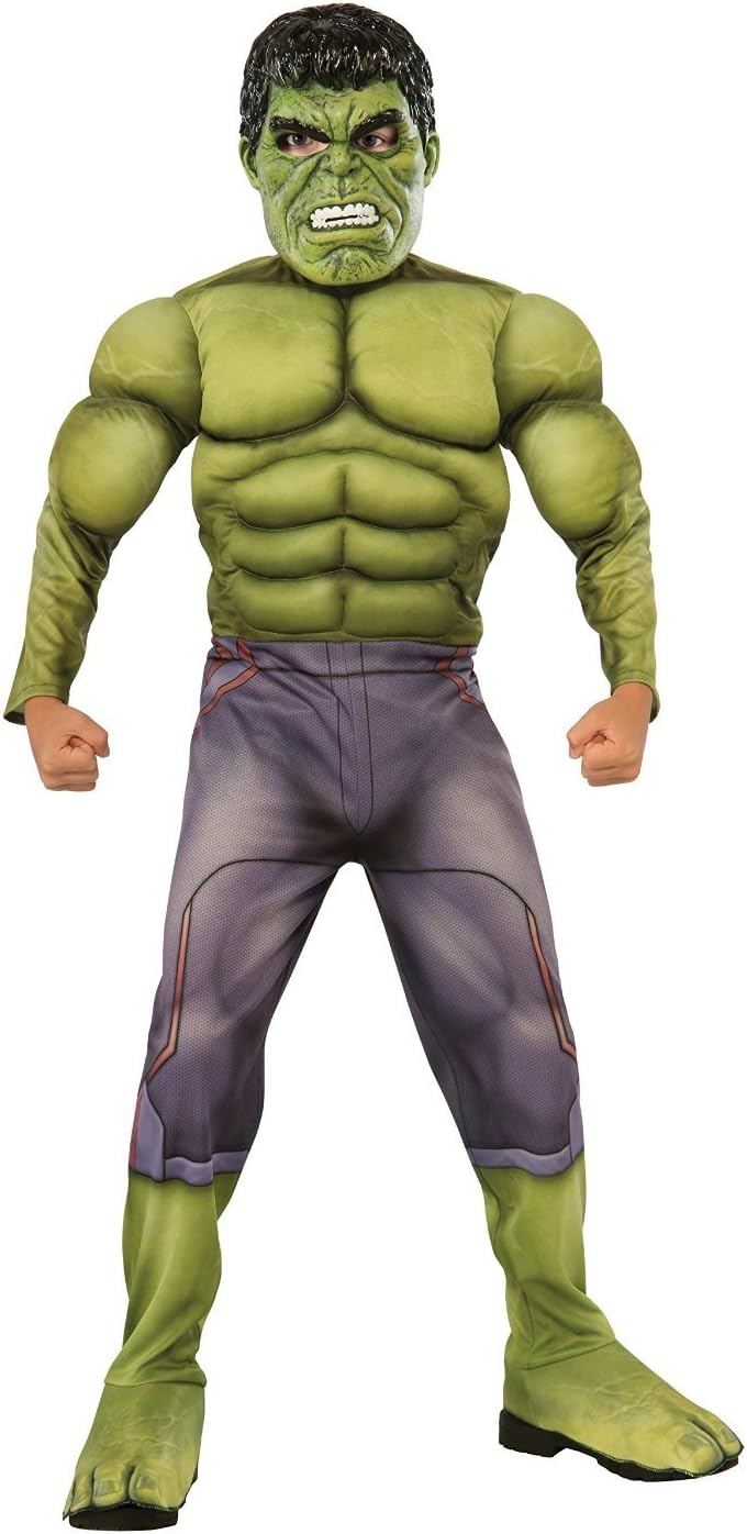 Hulk Deluxe - Rächer Alter von Ultron - Kinder-Kostüm - Large - 147cm, L