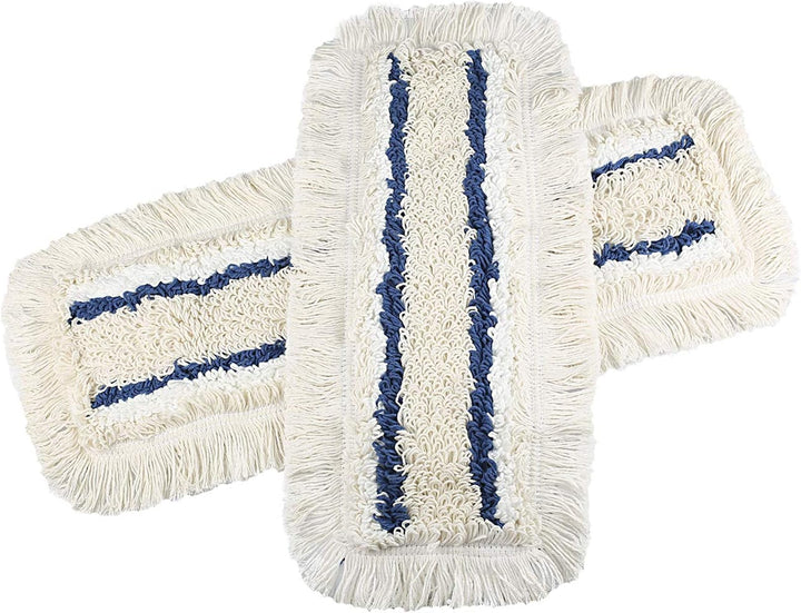 Baumwoll Wischmopp 50 cm mit Mikrofaser Ersatz für Mop Klapphalter - Wischmoppbezug , für Versiegelu
