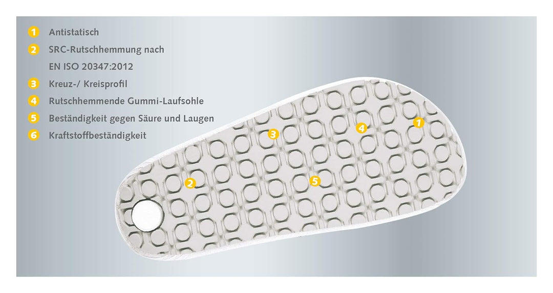 Abeba Berufsschuh-Clog Unisex Abeba Clog 9200 tools, Weiss, 37 EU, 37 EU